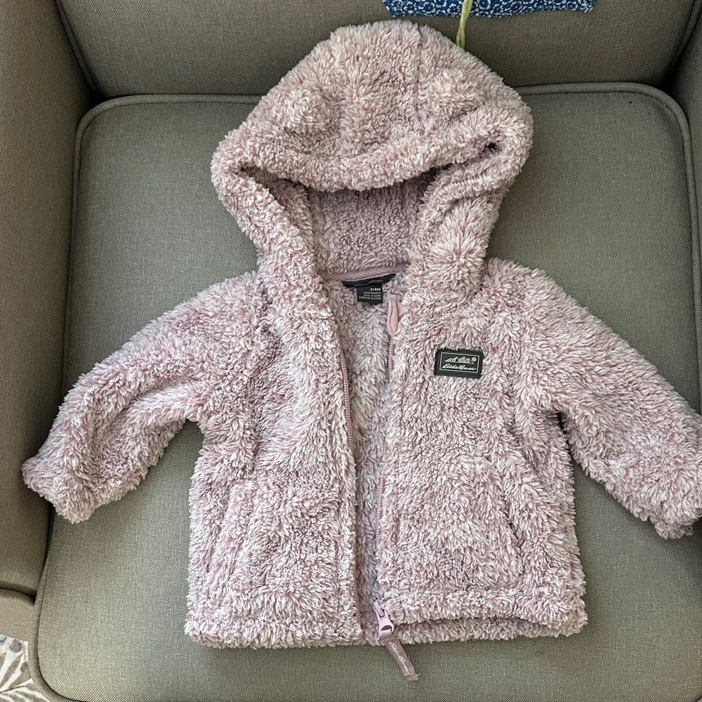 Eddie Bauer Pink Fleece Kids Jacket